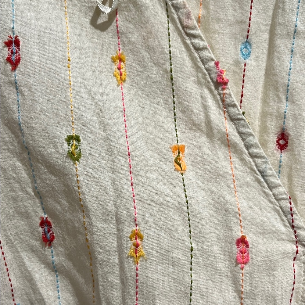 Lovestitch Ruffled Tie-Front Blouse - Picture 3 of 6